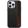 Audi Carbon Fiber Stripe iPhone 14 Pro 6,1" schwarz/schwarz Hardcase AUS-TPUPCIP14P-R8/D1-BK