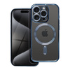 Futerał Electro Mag Cover kompatybilny z MagSafe do IPHONE 15 PRO tytanowy niebieski