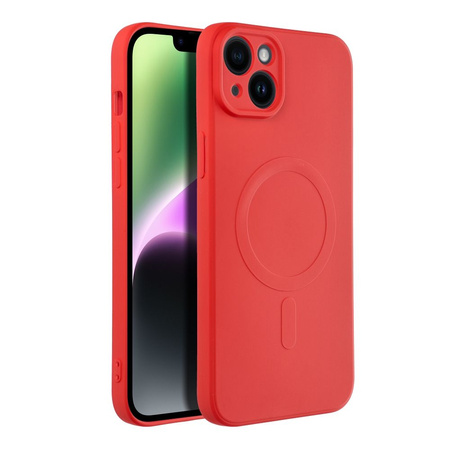 Futerał Silicone Mag Cover kompatybilny z MagSafe do IPHONE 14 PLUS czerwony