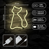 Neon LED KOT ciepły biały Bat + USB FLNE03 Forever Light