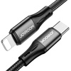 Joyroom kabel do szybkiego ładowania / transmisji danych USB Typ C - Lightning PD 20W 1m czarny (S-1024N1-PD)