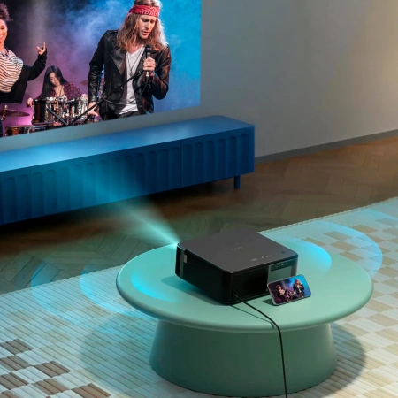 Projektor multimedialny Yaber K2s LCD FullHD 1080p z głośnikami JBL - czarny