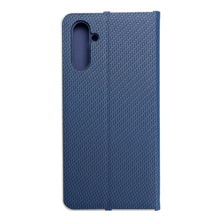 Kabura LUNA Book Carbon do SAMSUNG A13 5G / A04S niebieski