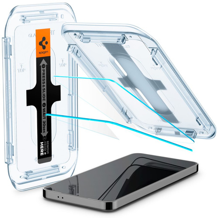 Spigen Glas.tR EZ Fit gehärtetes Glas für Samsung Galaxy S24 - 2 Stk.