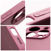 Futerał Roar Matte Glass Case - do iPhone 14 Pro bordowy