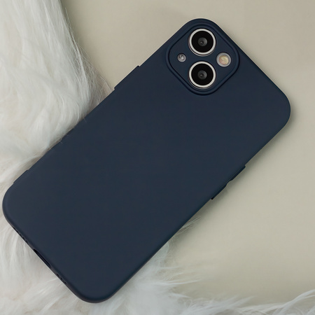 Nakładka Silicon do Samsung S24 Ultra ciemnoniebieska