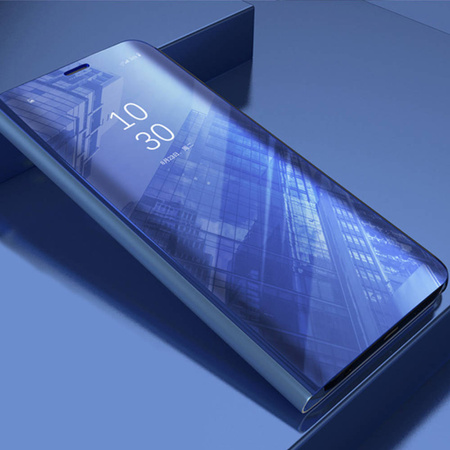 Etui Smart Clear View do Samsung Galaxy A14 5G niebieske
