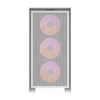 Obudowa komputerowa Darkflash DRX70 MESH (biała) + 4 wentylatory RGB