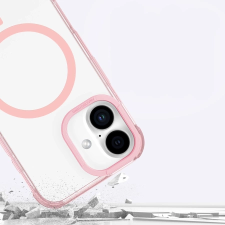 AmazingThing Omni Mag Case für iPhone 16 Plus – Dunkelrosa