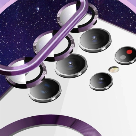 Etui Wozinsky Electroplated Magsafe na Samsung Galaxy S24 FE - niebieskie