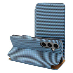 Kabura FOLIO Side Magnet kompatybilny z S-PEN do SAMSUNG S24 ULTRA niebieski