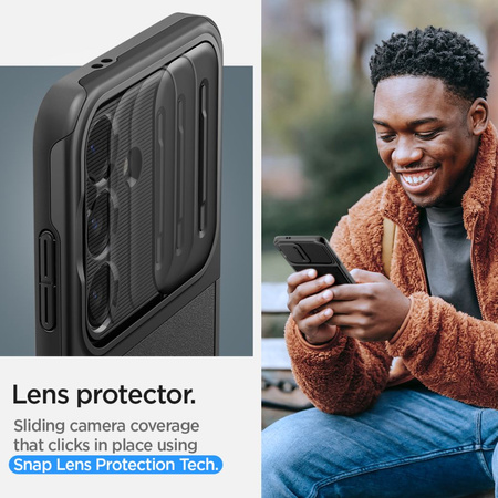 Spigen Optik Armor case for Samsung Galaxy S24 - black