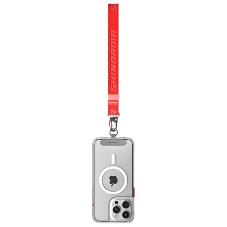 Skinarma Scout uniwersalna smycz do telefonu czerwony/red