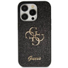 Original Handyhülle IPHONE 11 / XR Guess Hardcase Glitter Script Big 4G (GUHCN61HG4SGK) schwarz