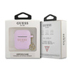 Guess GUA2LSC4EU AirPods 1/2 cover purple / purple Charm Collection 4G