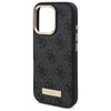Original Case IPHONE 16 PRO Guess Hardcase 4G Logo Plate MagSafe (GUHMP16LU4GPRK) black