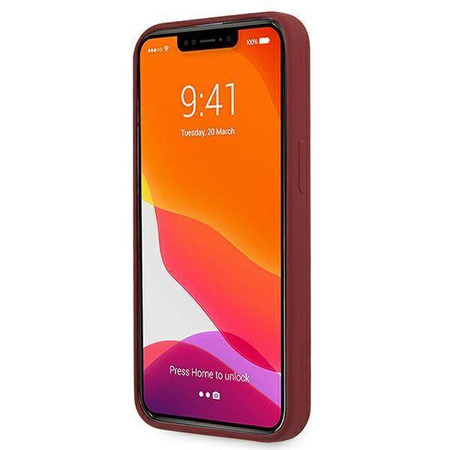 Mercedes MEHCP13XSILRE iPhone 13 Pro Max 6,7 &quot;rot / rote Hardcase-Silikonlinie