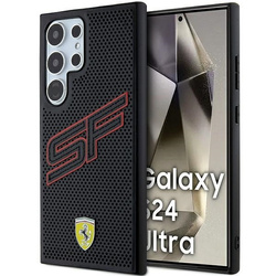 Oryginalne Etui FERRARI hardcase Big SF Perforated FEHCS24LPINK do Samsung Galaxy S24 Ultra Czarny
