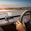 Uchwyt samochodowy elektryczny z panelem słonecznym do Tesla Model 3 / Y Baseus T-Space - czarny