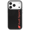 Audi R8 Carbon Fiber MagSafe Case for iPhone 17 Pro - Black