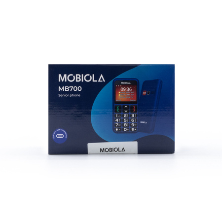 TELEFON GSM MOBIOLA  MB700 2G TELEFON DLA SENIORA NIEBIESKI