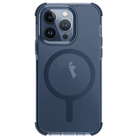 Uniq Combat iPhone 15 Pro 6.1" case Magclick Charging blue/smoke blue