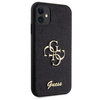 Original Handyhülle IPHONE 11 / XR Guess Hardcase Glitter Script Big 4G (GUHCN61HG4SGK) schwarz