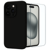 Etui do iPhone 15 Pro czarne + Szkło