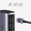 Ugreen Multifunktions-HUB 12in1 USB C USB HDMI DP RJ45 AUX SD TF grau (CM555)