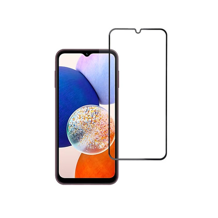 Szkło hartowane Blue Star 5D - do Samsung A14 5G (full glue/case friendly) - czarny