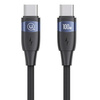 USAMS Kabel U85 USB-C na USB-C 100W 1.2m PD Fast Charging czarny/black SJ632USB01 (US-SJ632)