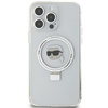 Karl Lagerfeld KLHMP15XHMRSKHH iPhone 15 Pro Max 6,7&quot; weiß/weiß Hardcase Ring Stand Karl Head MagSafe