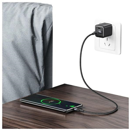 USAMS Kabel USB-A na USB-C 3A 1,2m        Aluminum Alloy Data Cable SY Series SJ718USB01 (US-SJ718)
