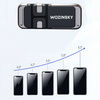 Wozinsky Magnetic Phone Holder with Cable Organizer (WMCDO-B1)