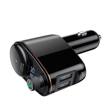 Baseus S-06 Bluetooth/USB car FM transmitter (Overseas Edition) - black