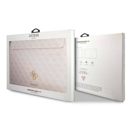 Guess wsuwka GUCS13G4GFPI 13" różowa 4G Big Logo