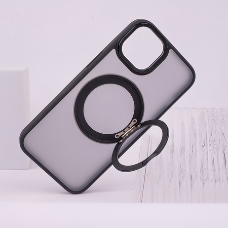 Nakładka Mag Ring Rotating do iPhone 15 Pro 6,1&quot; czarny