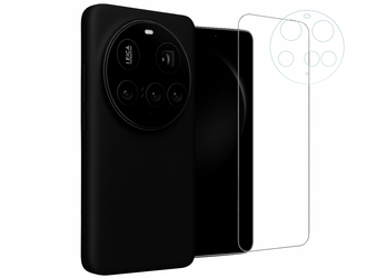 Etui do Xiaomi 15 Ultra czarne + Szkło na ekran + Szkło na aparat