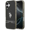 Etui US Polo DH and Bottom Stripe Logo MagSafe do iPhone 17 czarny