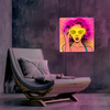 Neon ART LED POWER WOMAN żółto fioletowy FLA02 Forever Light