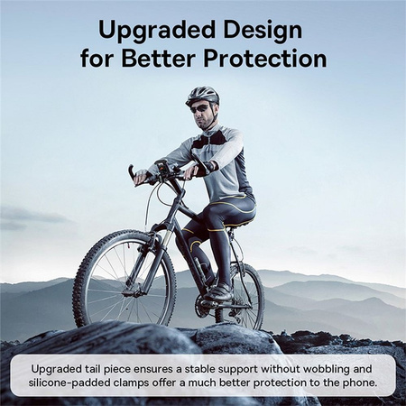 Uchwyt rowerowy do telefonu Baseus QuickGo - czarny