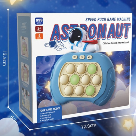 Gra zręcznościowa Astronauta (Pop It) BLUE / NIEBIESKI