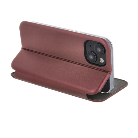 Etui Smart Diva do Samsung Galaxy A06 burgundowe