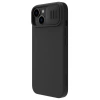 Nillkin CamShield Silky Silikonhülle iPhone 14 Plus Hülle mit Kameraschutz Schwarz
