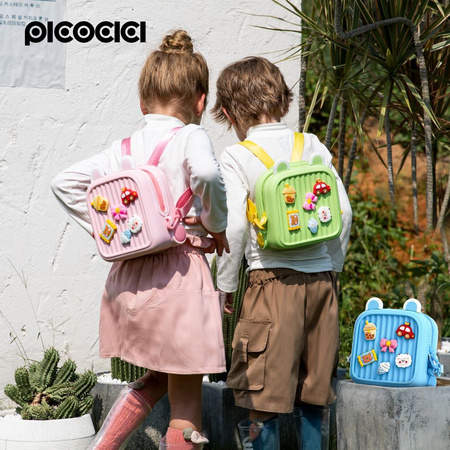 PICOCICI Mały plecak dla dzieci podróżny K32 niebieski