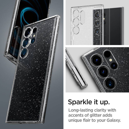 Spigen Liquid Crystal case for Samsung Galaxy S24 Ultra - transparent and glitter