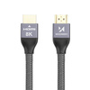 Wozinsky kabel HDMI 2.1 8K 60 Hz 48 Gbps / 4K 120 Hz / 2K 144 Hz 5m srebrny (WHDMI-50)