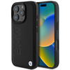 BMW BMHMP16XSLLBK iPhone 16 Pro Max 6.9" czarny/black hardcase Leather Hot Stamp MagSafe