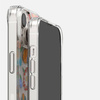 Ringke Fusion Design Armoured Sleeve Cover mit Gelrahmen für iPhone 14 Plus transparent (Floral) (FD637E31)