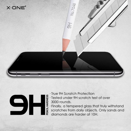 Szkło hartowane X-ONE 3D - do iPhone X/Xs czarny